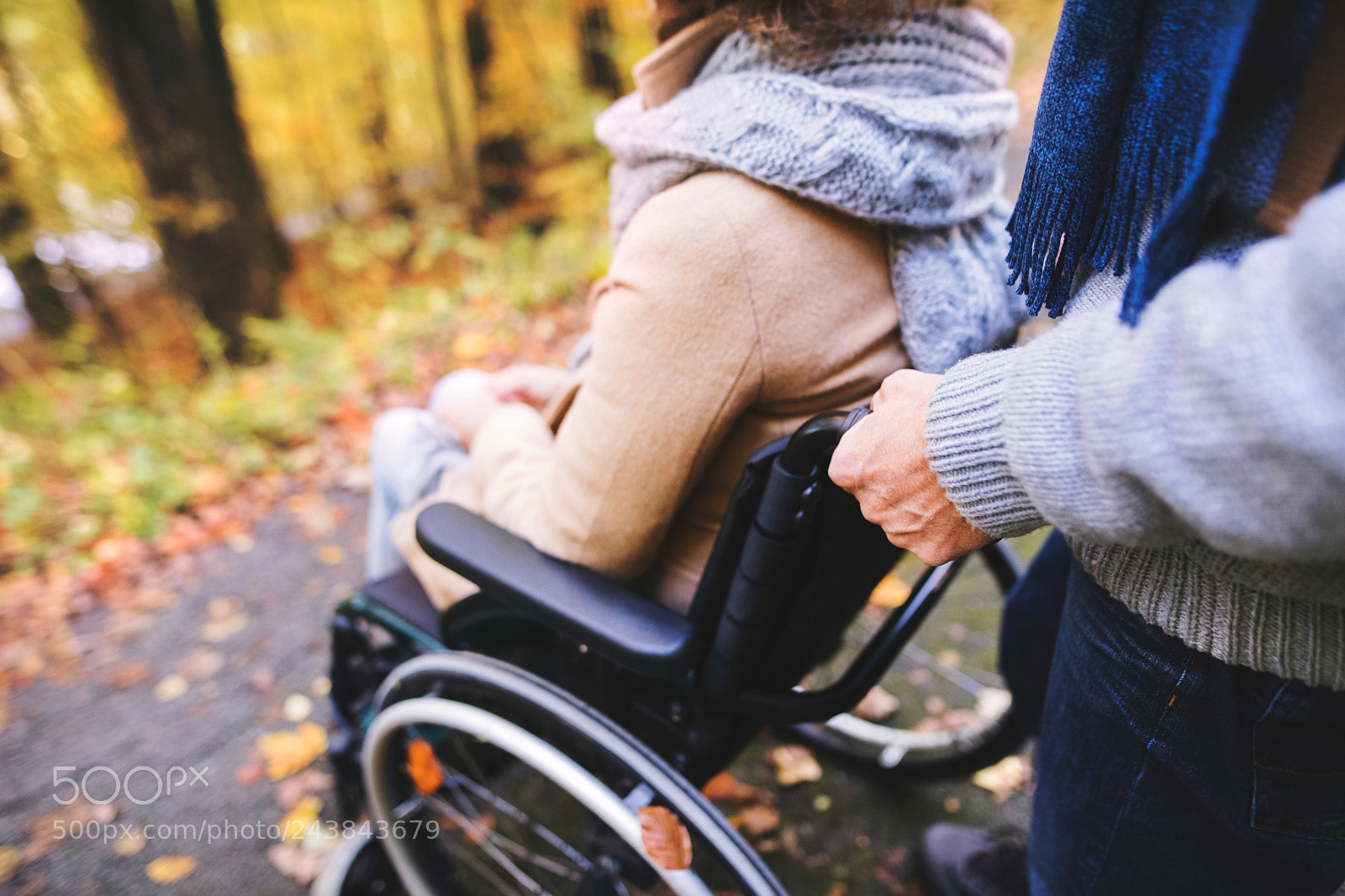 Nikon D5 sample photo. Senior couple with wheelchair photography