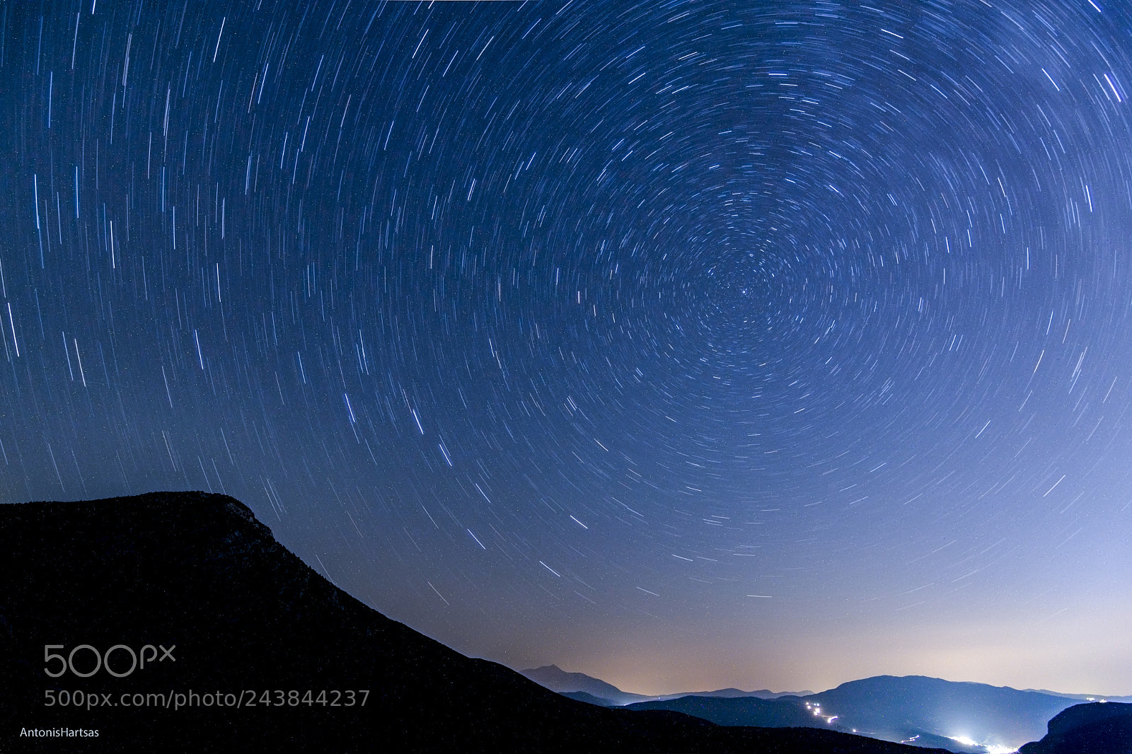 Nikon D3400 sample photo. Star trails photography