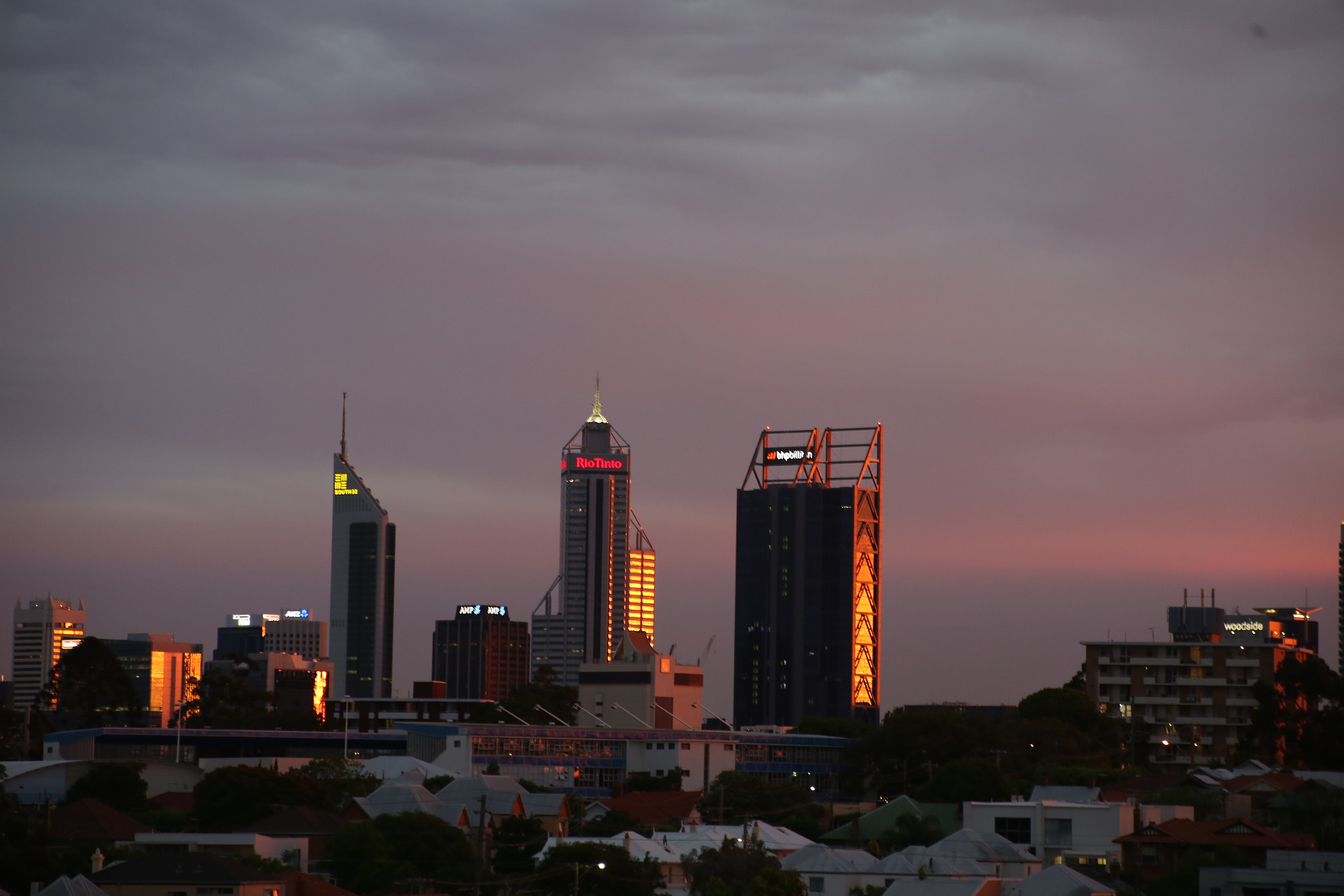 Canon EF 75-300mm f/4-5.6 USM sample photo. Perth sunset photography