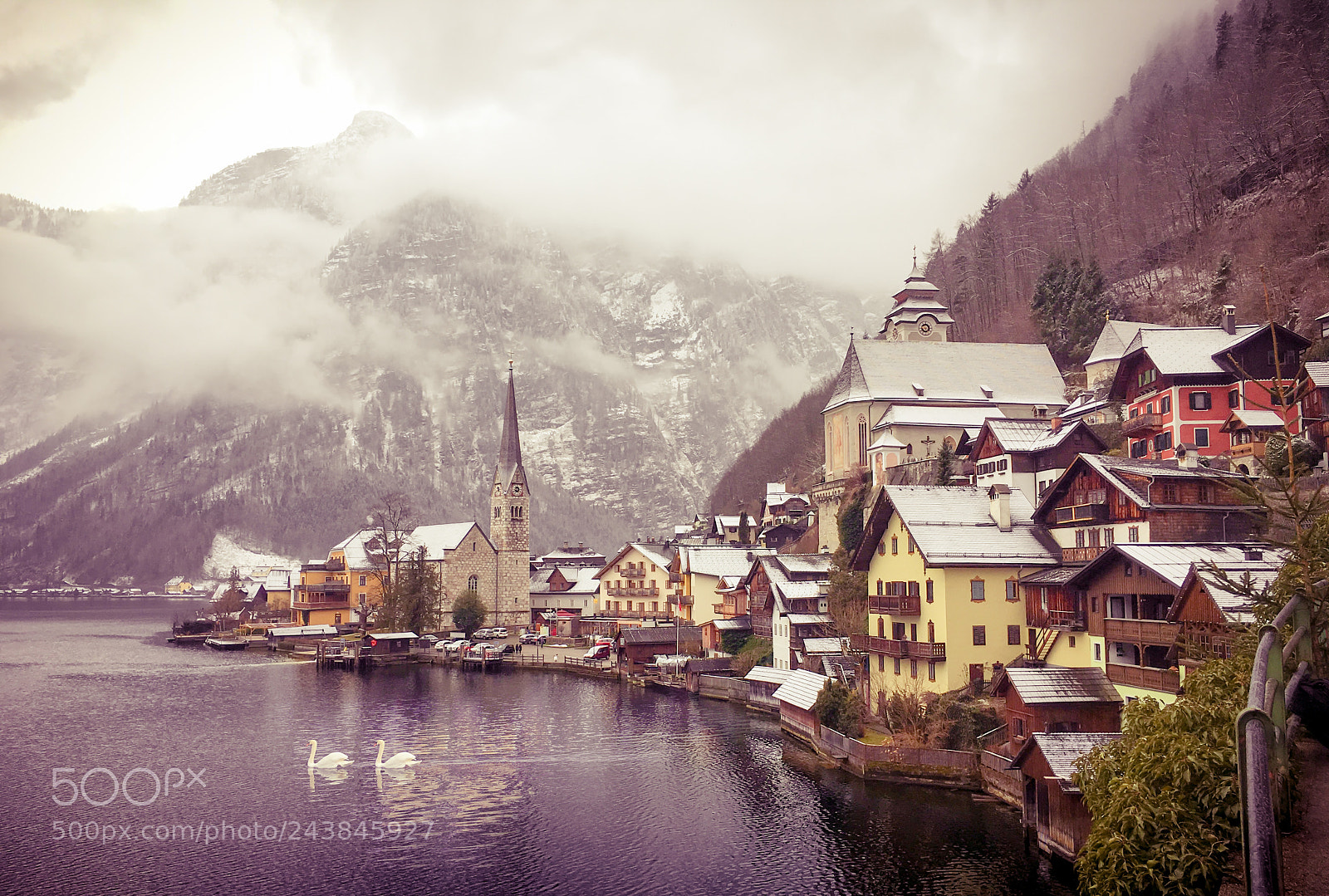Apple iPhone 6s sample photo. Beautiful hallstatt lakeside town photography