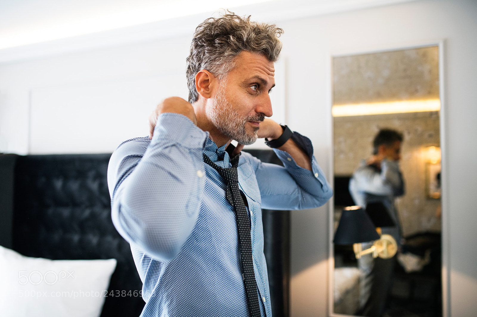 Nikon D5 sample photo. Mature businessman in a photography