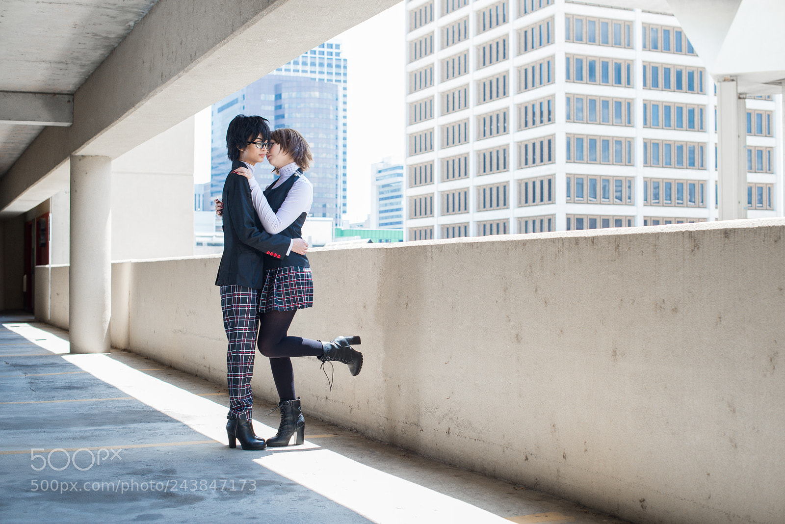 Nikon D610 sample photo. Parking garage photography