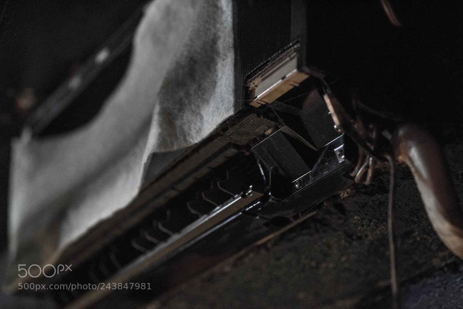 Nikon D810 sample photo. A vintage cooler in photography