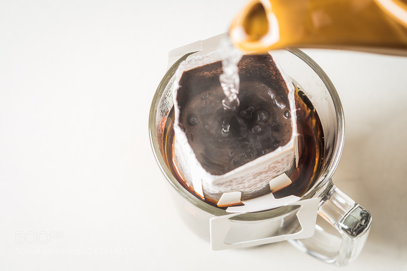 Olympus PEN-F sample photo. Dripping coffee by pouring photography
