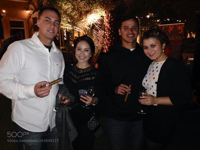 Apple iPhone 5 sample photo. Cigar event photography