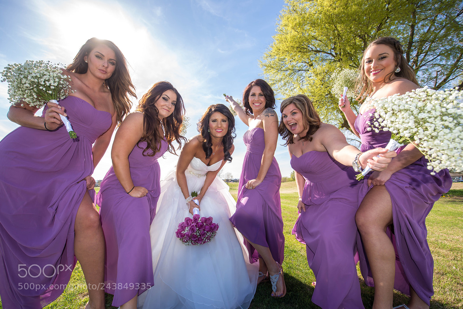 Nikon D610 sample photo. Bridesmaids photography