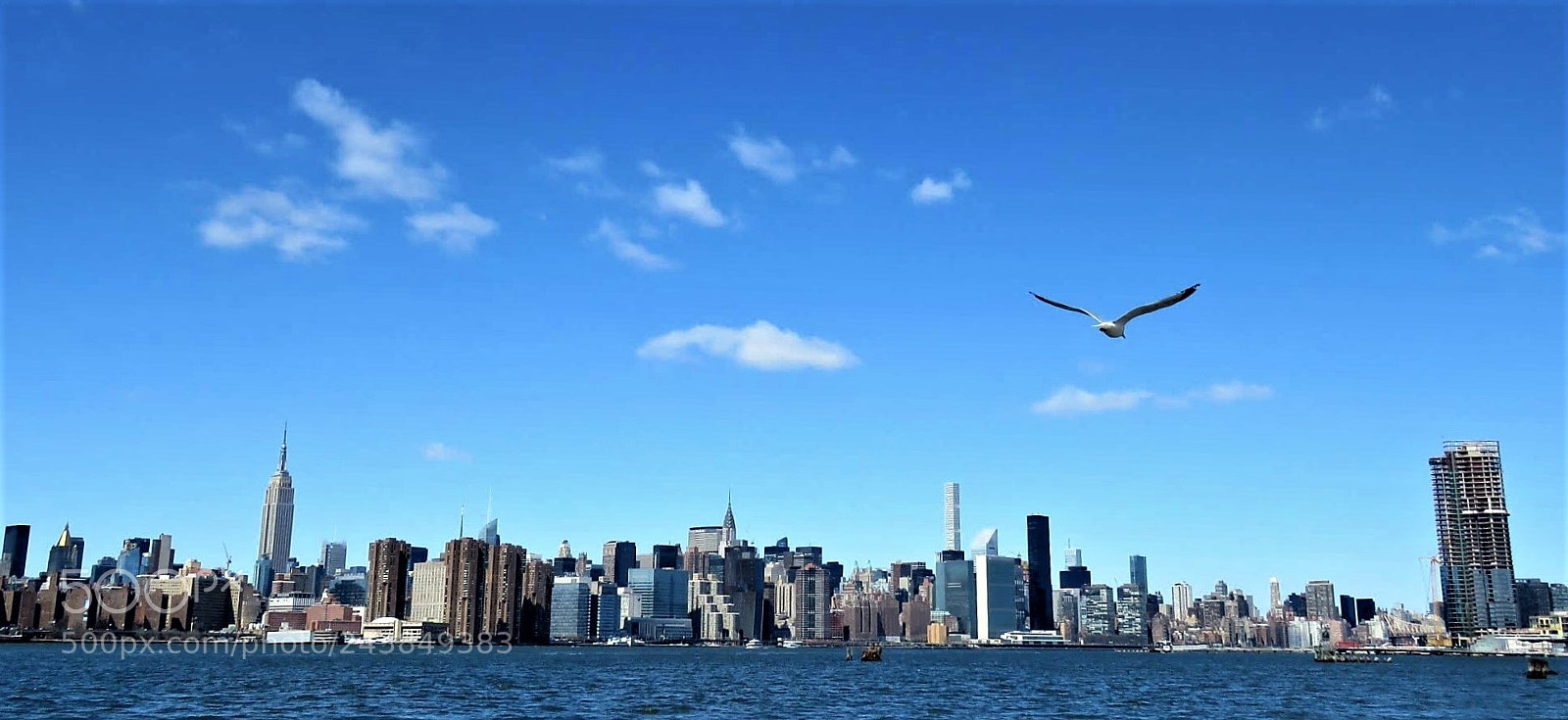 Canon PowerShot SX60 HS sample photo. Blue manhattan photography
