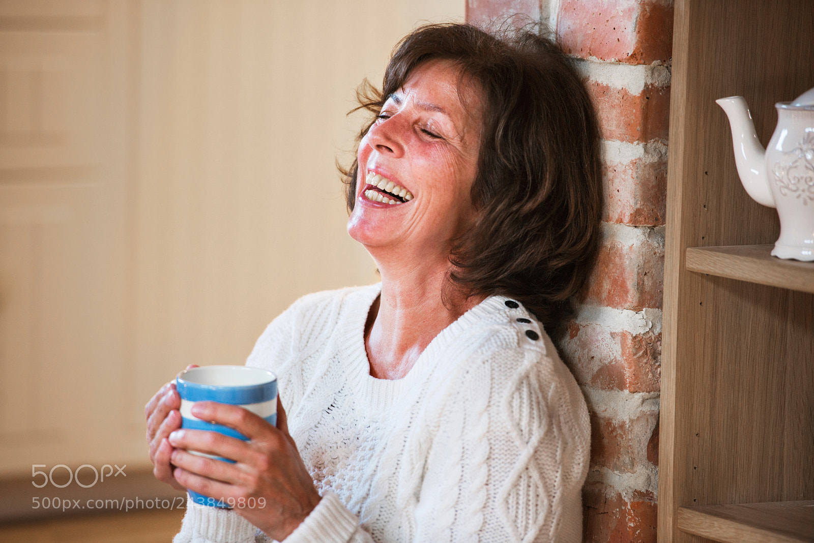 Nikon D800 sample photo. Senior woman at home photography