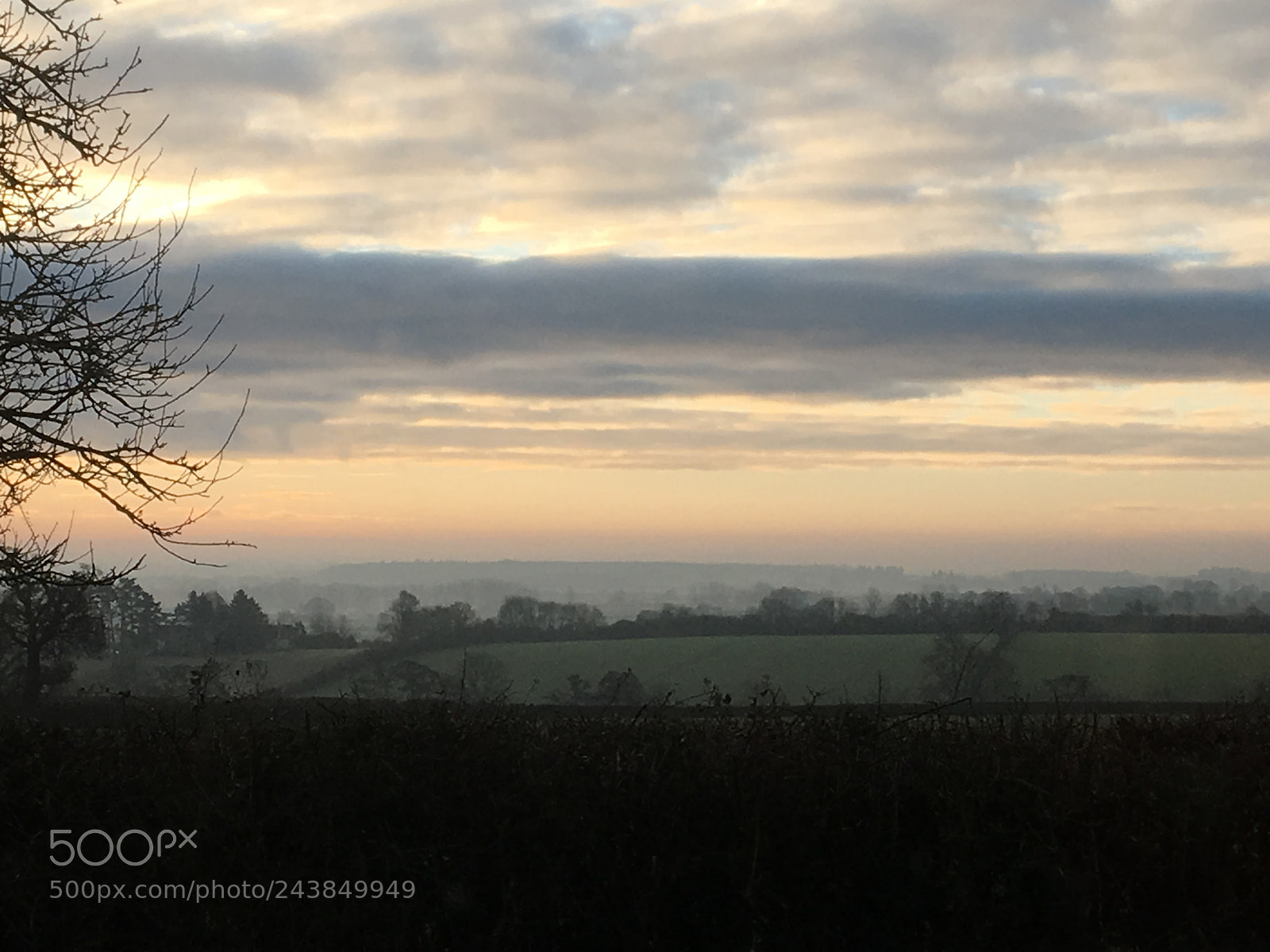 Apple iPhone 6s sample photo. Mornings in oundle. view photography
