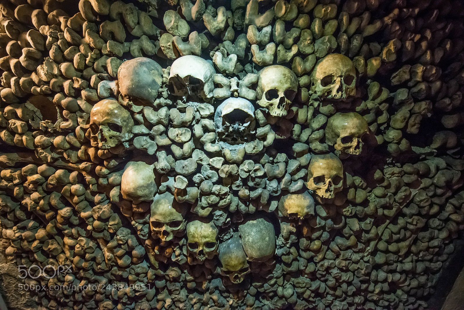 Nikon D610 sample photo. Paris catacombs photography