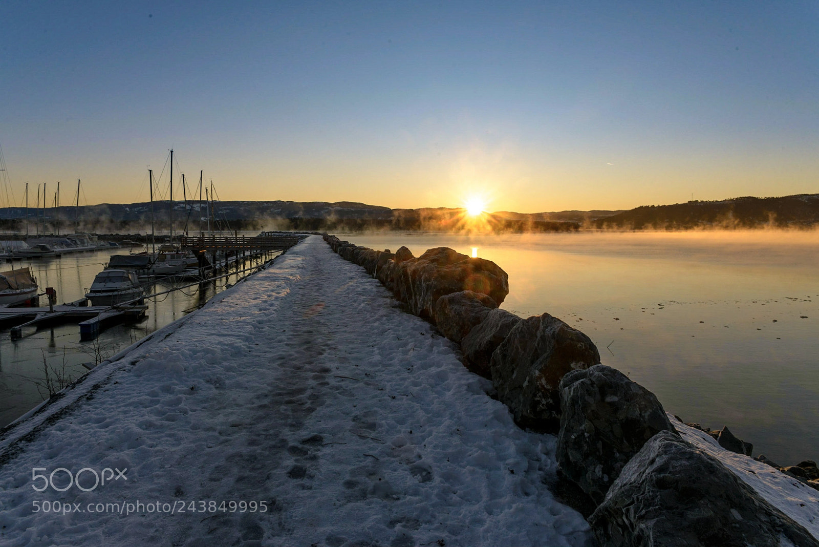 Nikon D610 sample photo. Januar sunrise photography