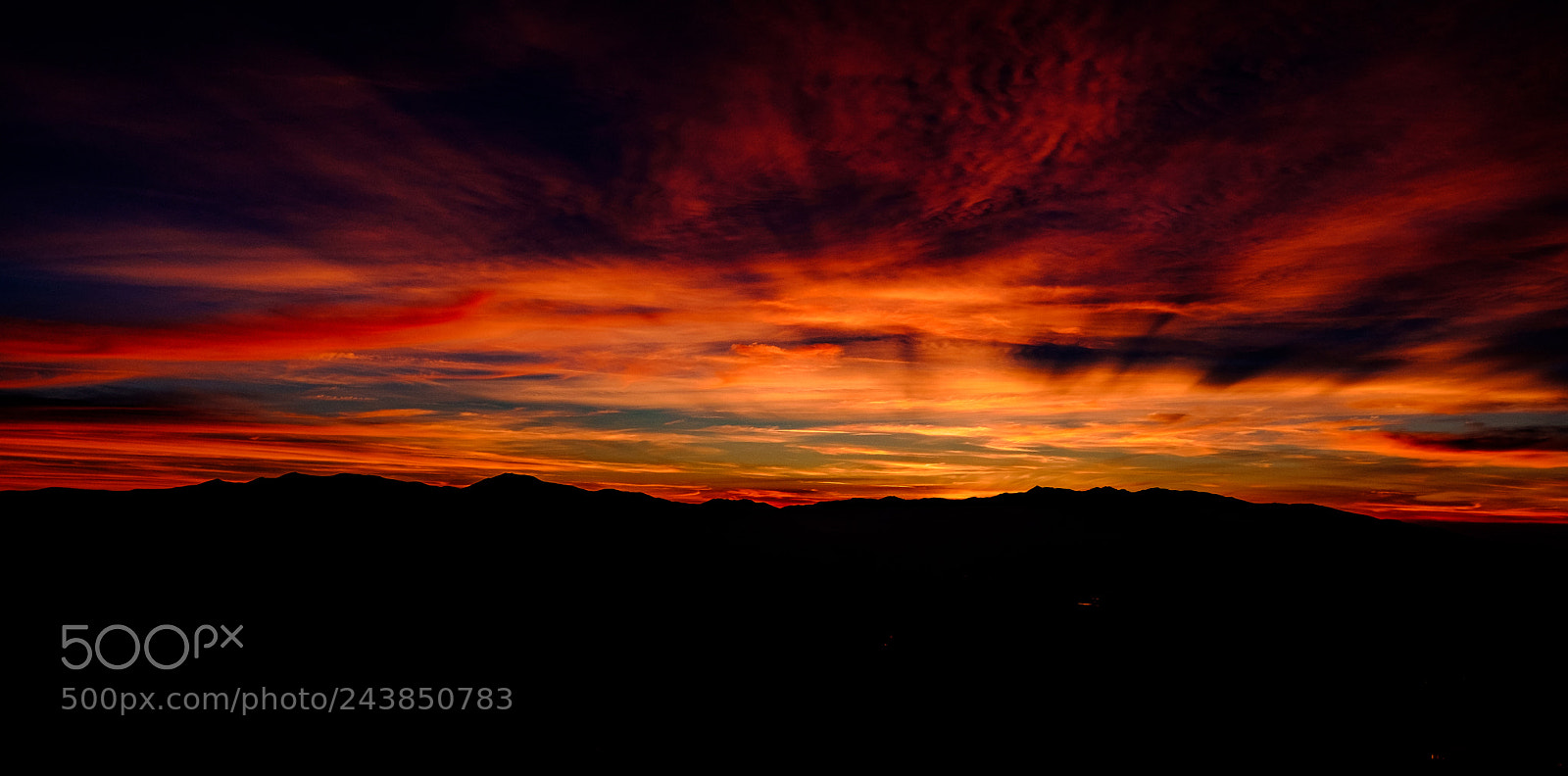 Fujifilm X-T2 sample photo. Fire in the sky photography