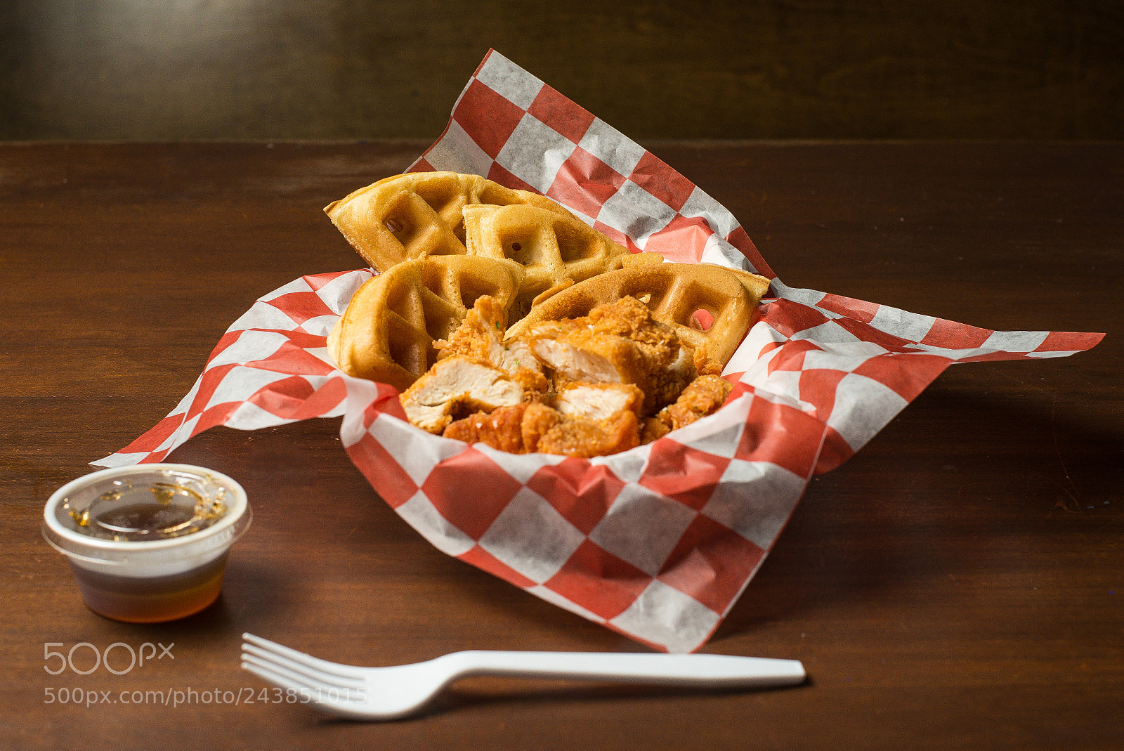 Nikon D610 sample photo. Chicken n waffles photography