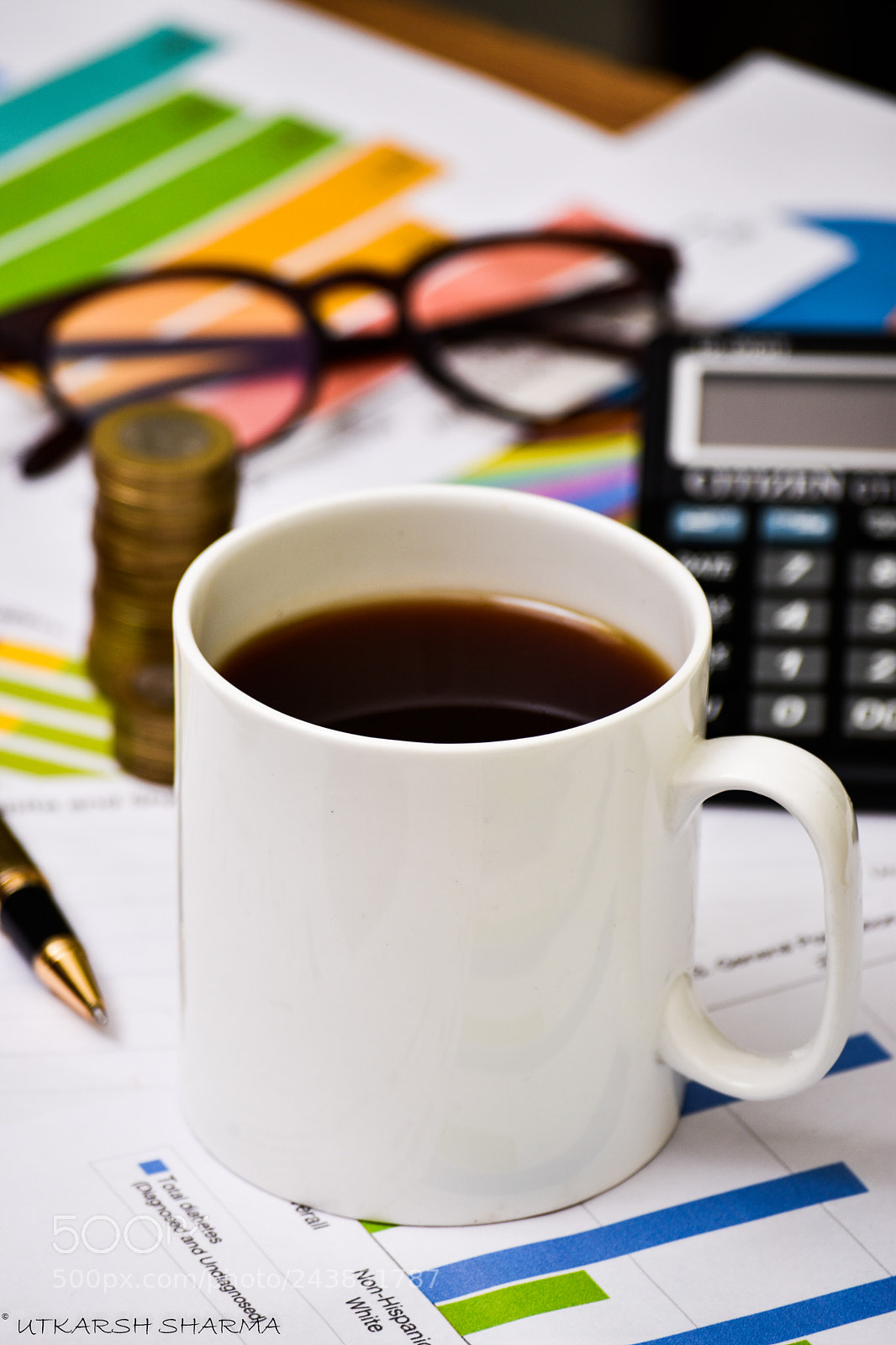 Nikon D5500 sample photo. Cup of coffee photography