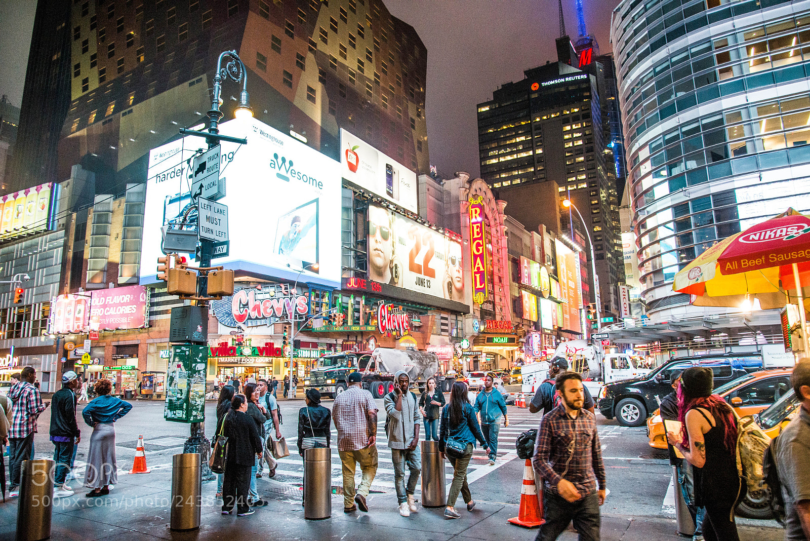 Nikon D610 sample photo. Time square - nyc photography