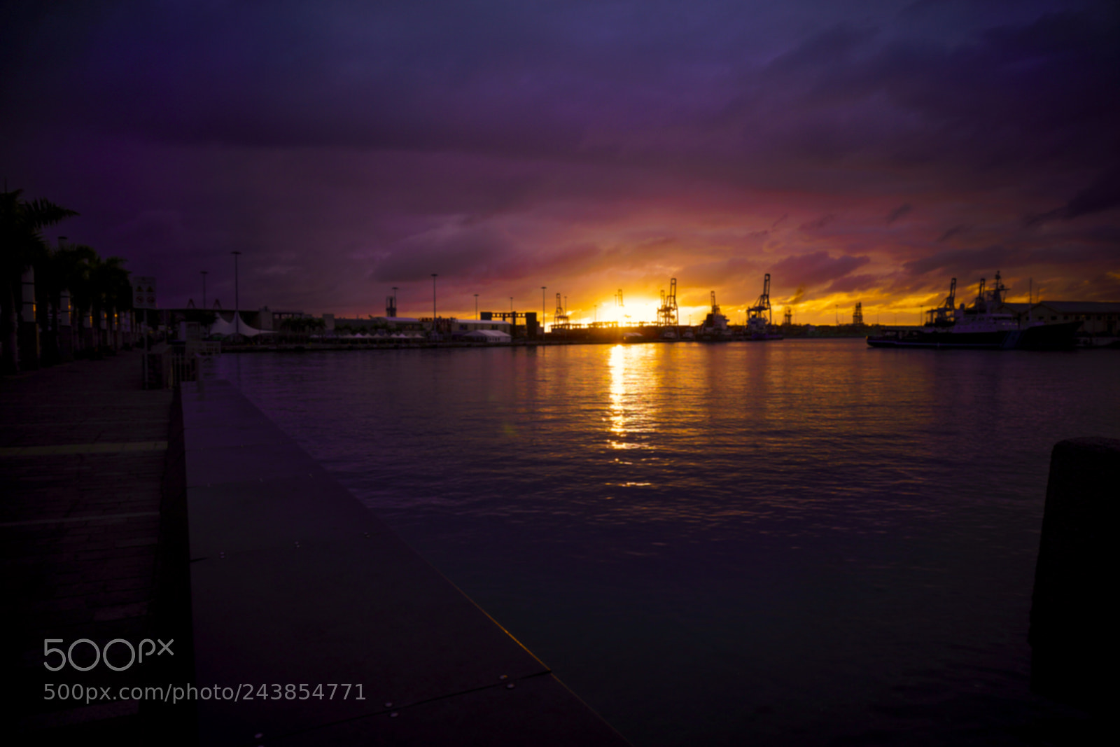 Sony a6300 sample photo. Sunrise at port photography
