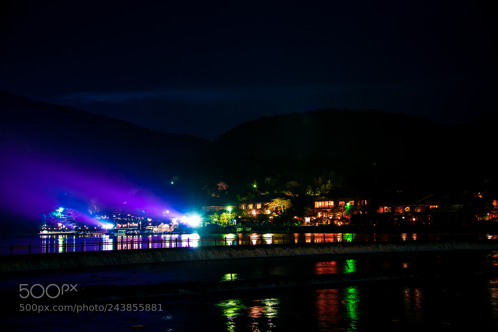 Nikon D800E sample photo. Kyoto illuminated city photography