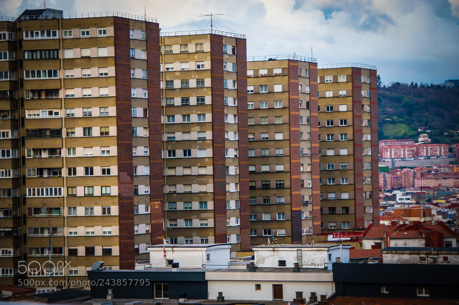 Nikon D3200 sample photo. Edificios de bilbao photography