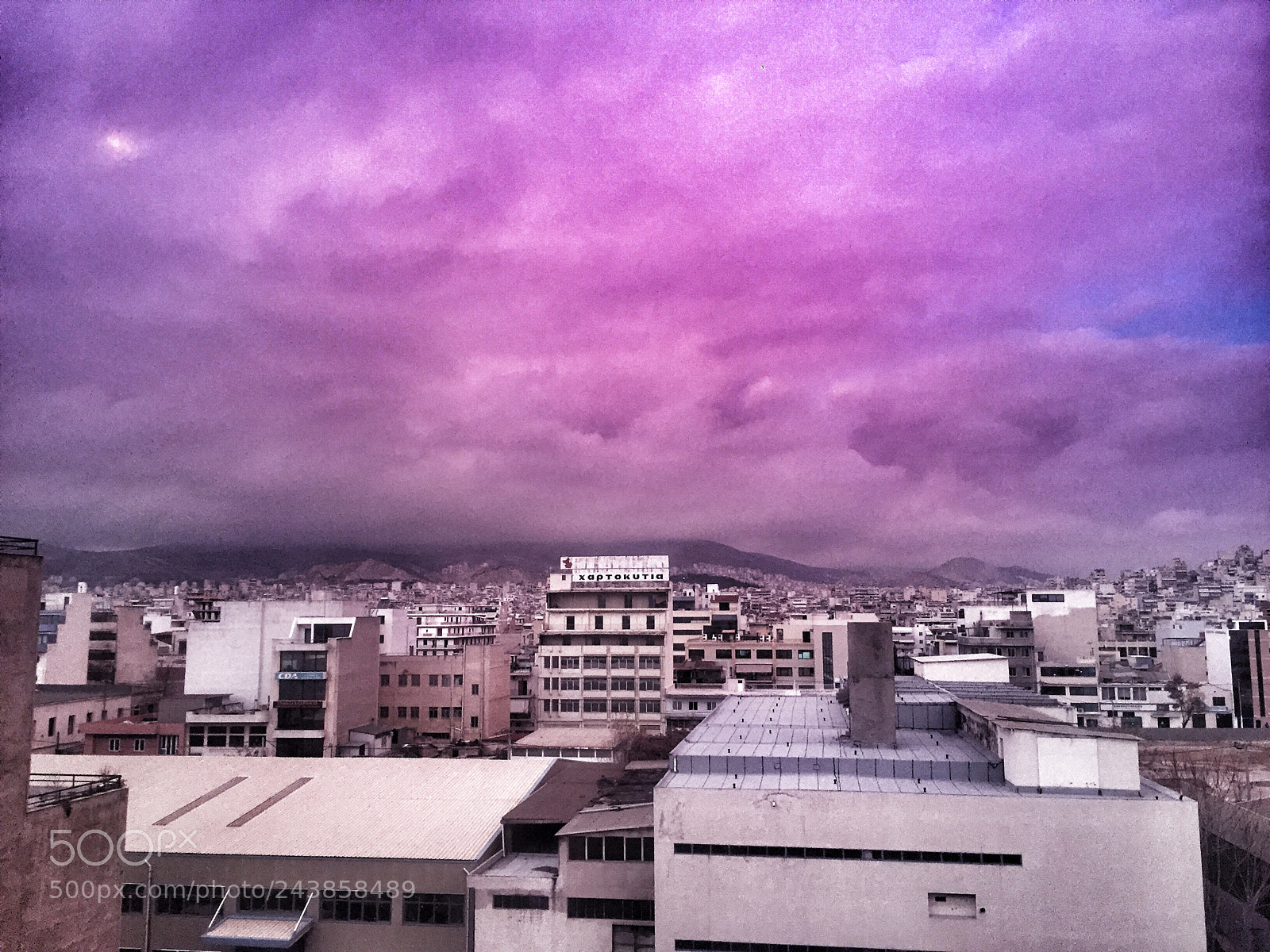 Apple iPhone 6 sample photo. Pink sky photography