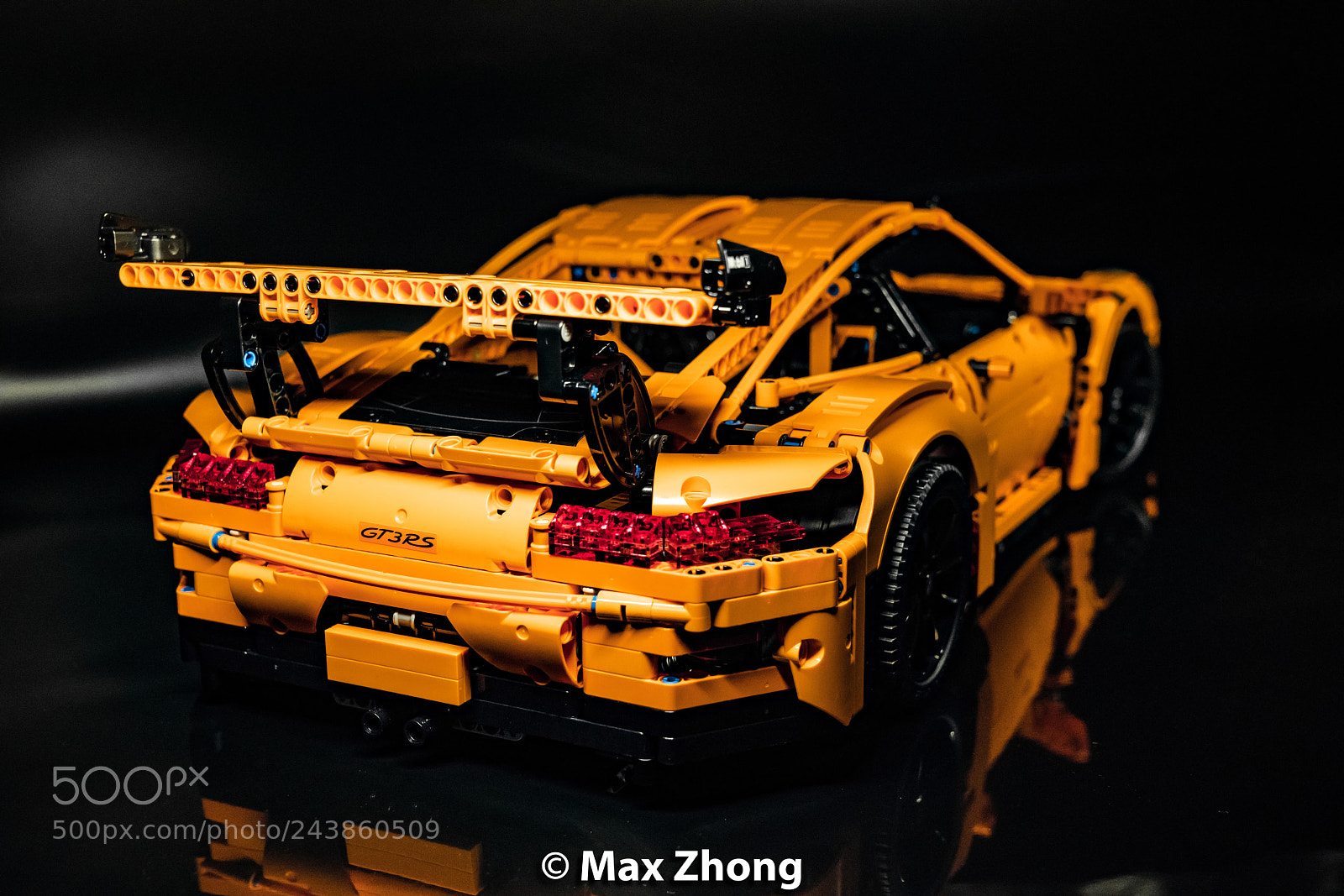 Sony a7R II sample photo. Lego  porsche gt3 rs photography