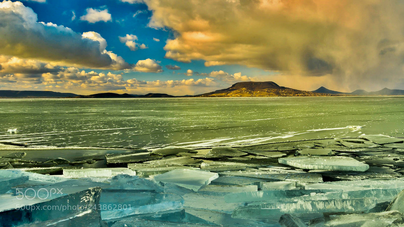 Nikon D7200 sample photo. Frosty lake balaton photography