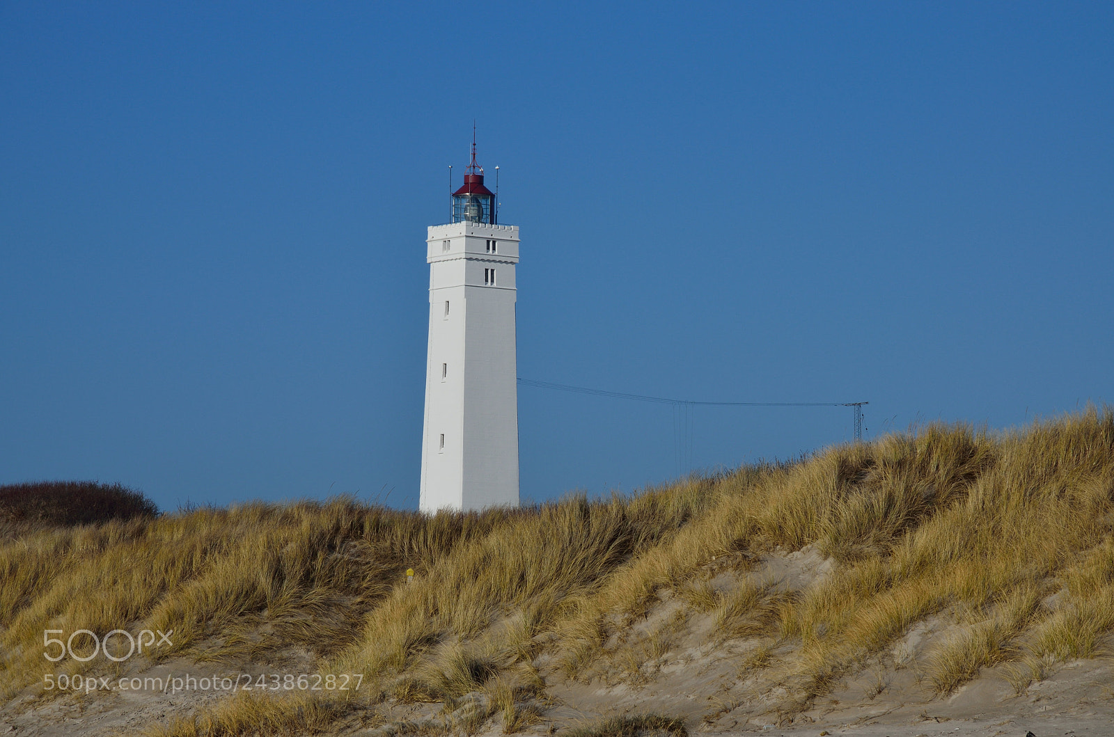 Nikon D5100 sample photo. Lighthouse blaavand photography