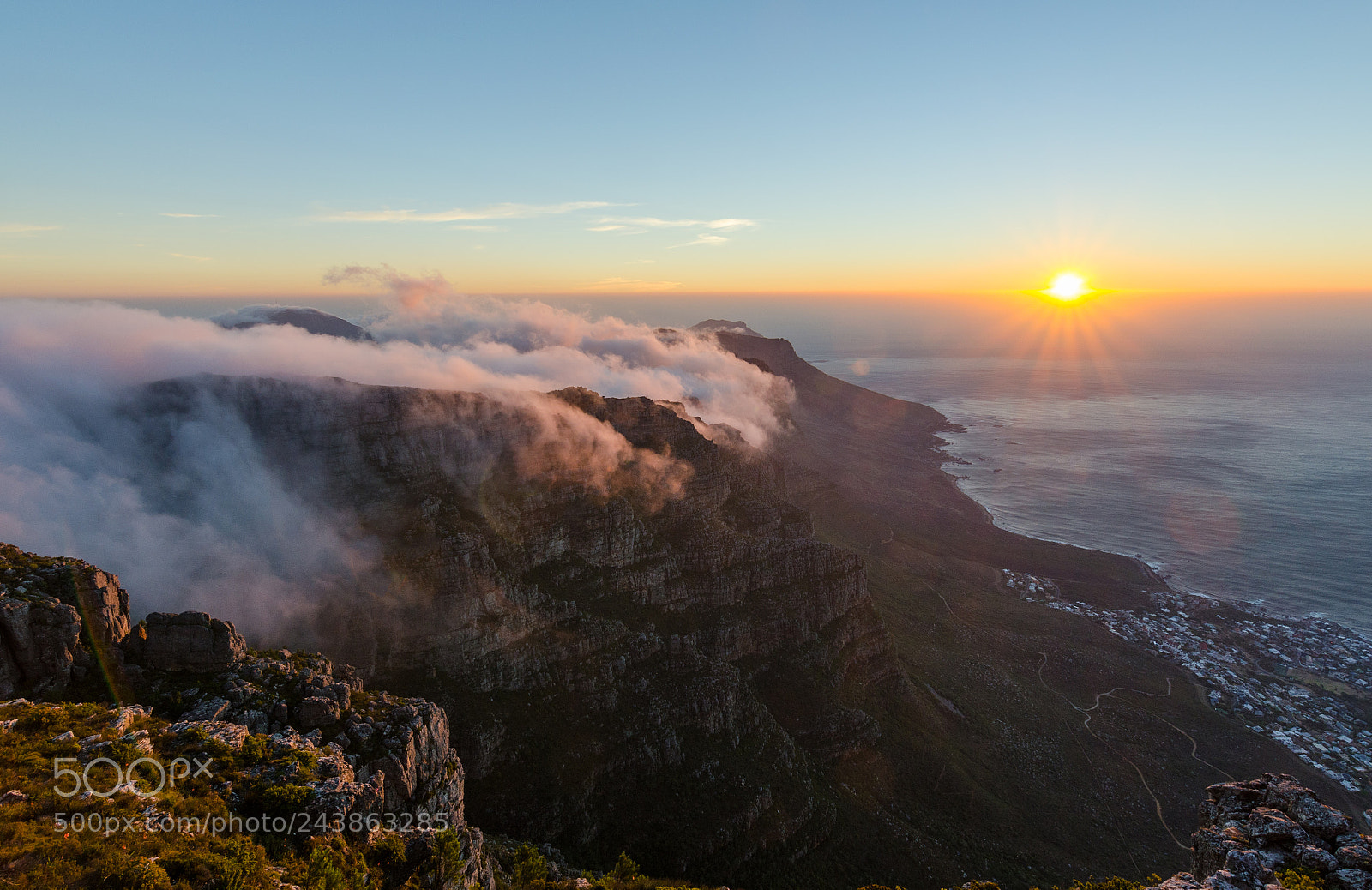 Nikon D5100 sample photo. Table mountain photography