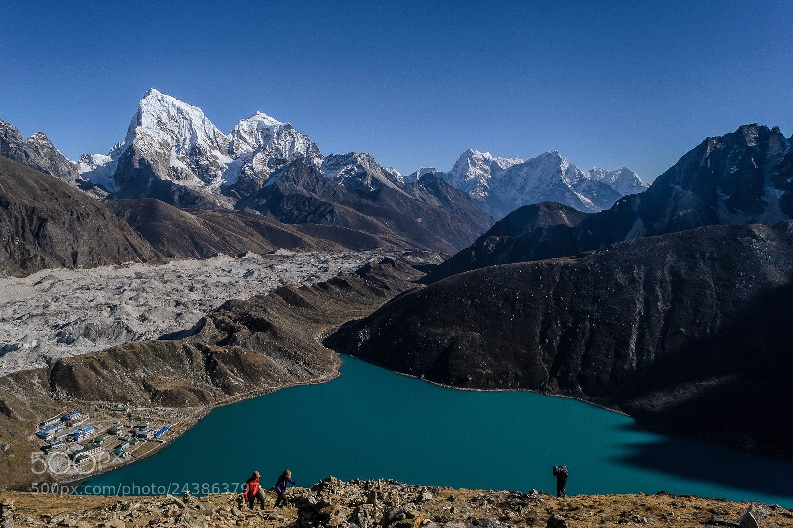Nikon D3100 sample photo. Pristine gokyo lake photography