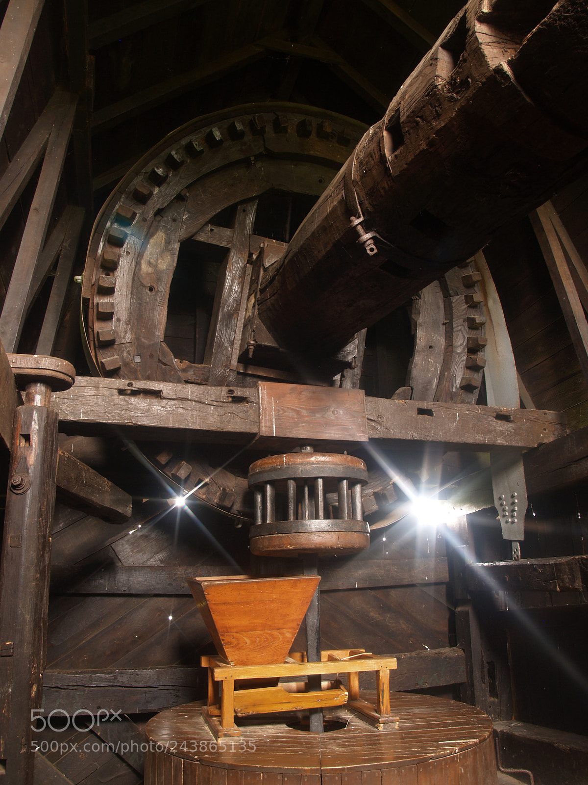Olympus E-300 (EVOLT E-300) sample photo. Interior windmill photography