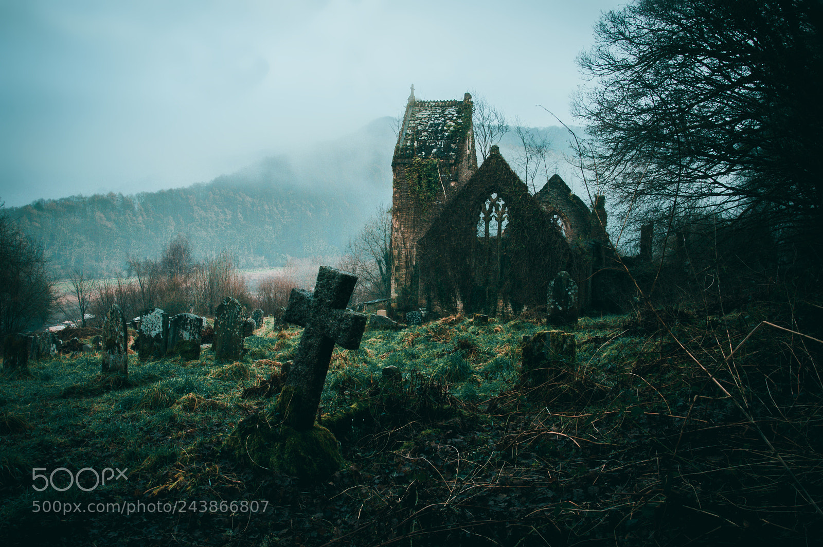 Nikon D3200 sample photo. The ruined church photography