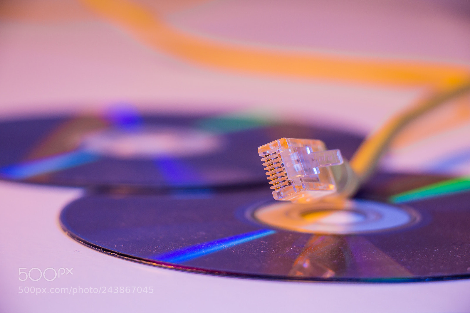Canon EOS 650D (EOS Rebel T4i / EOS Kiss X6i) sample photo. Closeup of ethernet cable photography