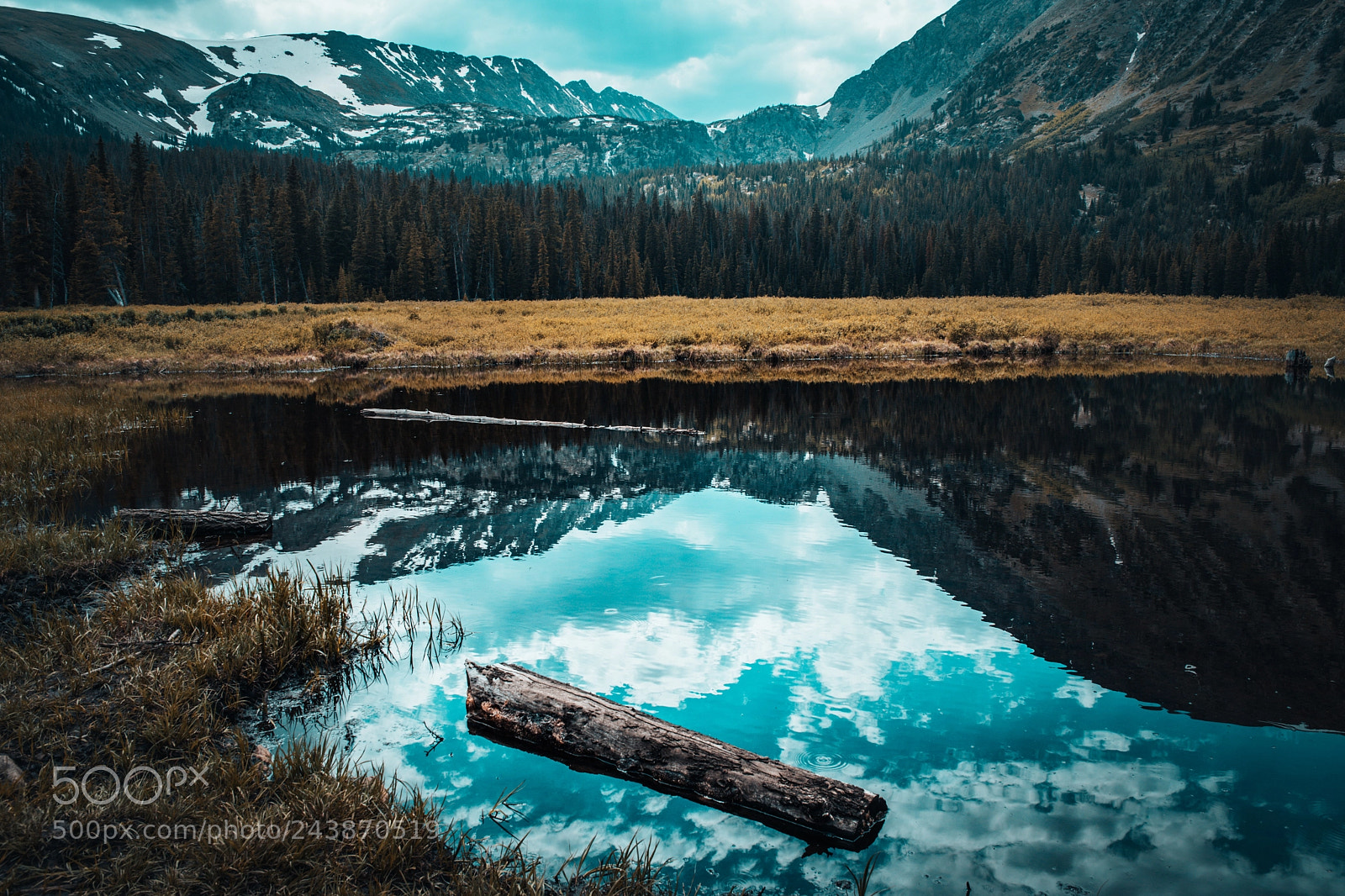 Nikon D500 sample photo. Reflection, mountains and clouds photography