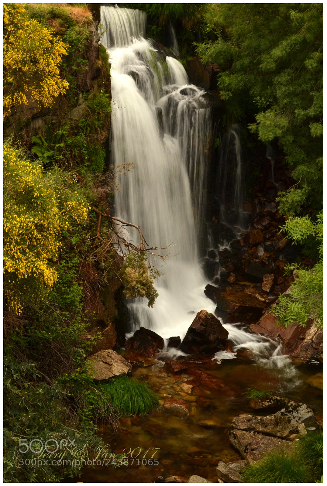 Nikon D3100 sample photo. Waterfall. photography
