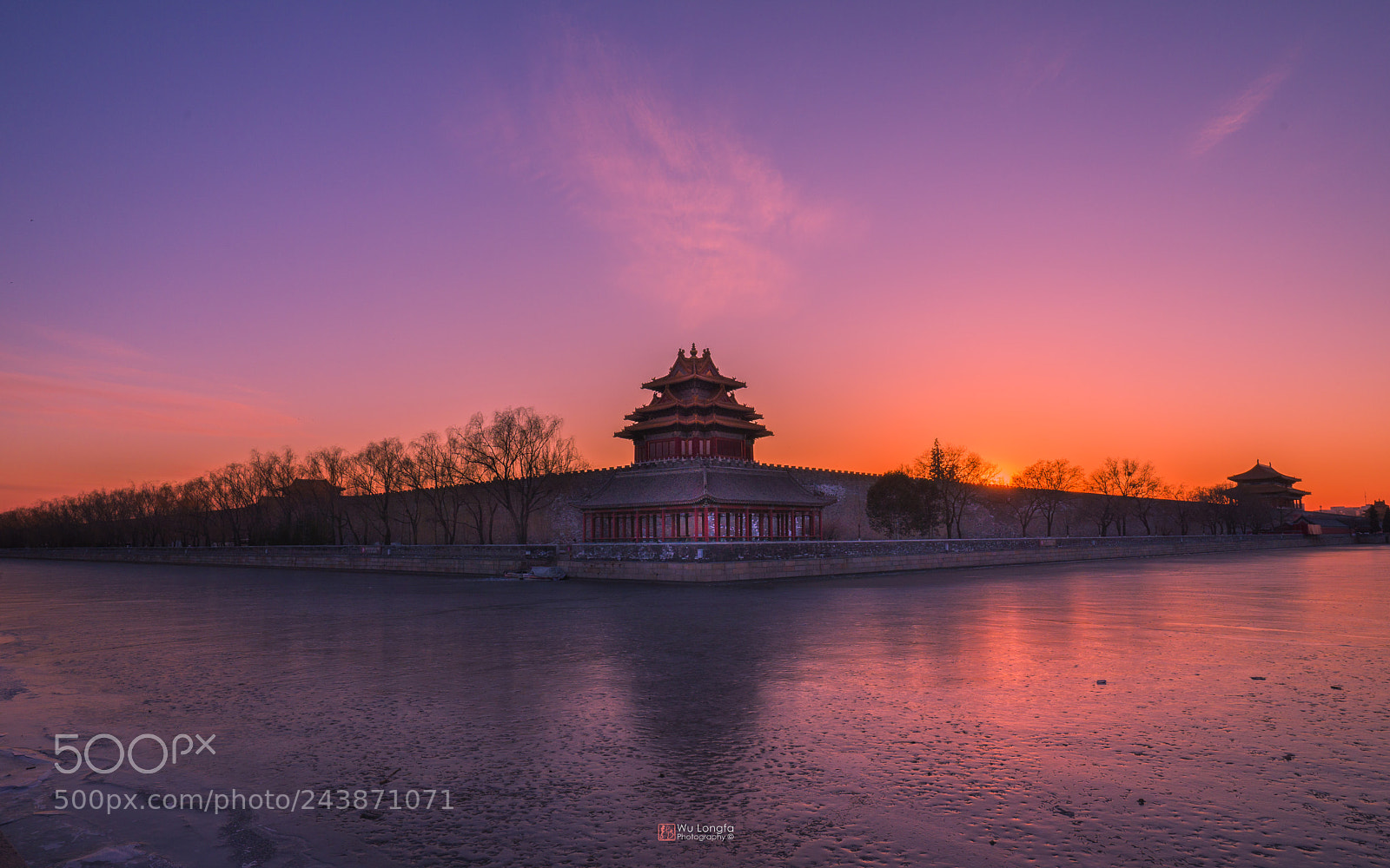 Sony a7 II sample photo. Turret of palace museum 故宫角楼 photography