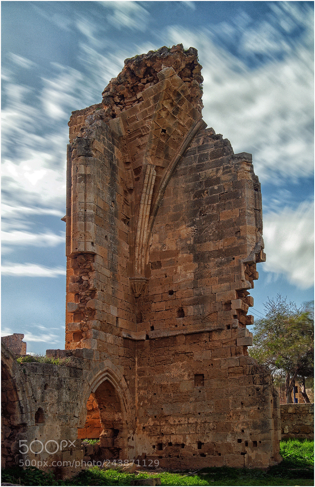 Samsung NX1 sample photo. Famagusta church ruins photography