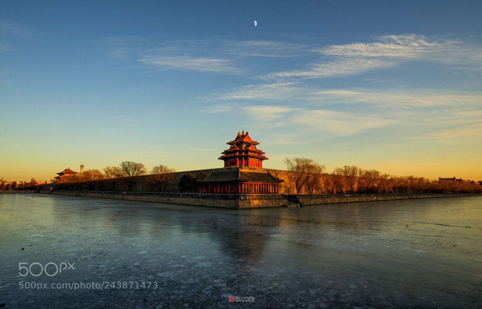 Sony a7 II sample photo. Turret of palace museum 故宫角楼 photography