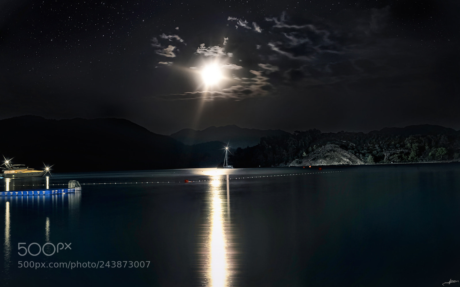 Nikon D3S sample photo. Moonshine photography