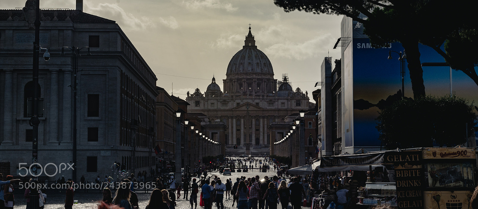 Nikon D800E sample photo. Road to the basilica photography