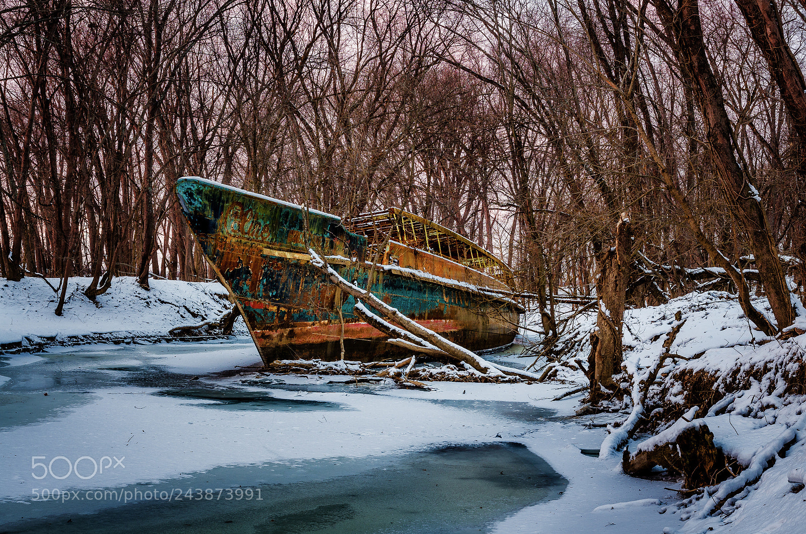 Nikon D5100 sample photo. Ghost ship photography