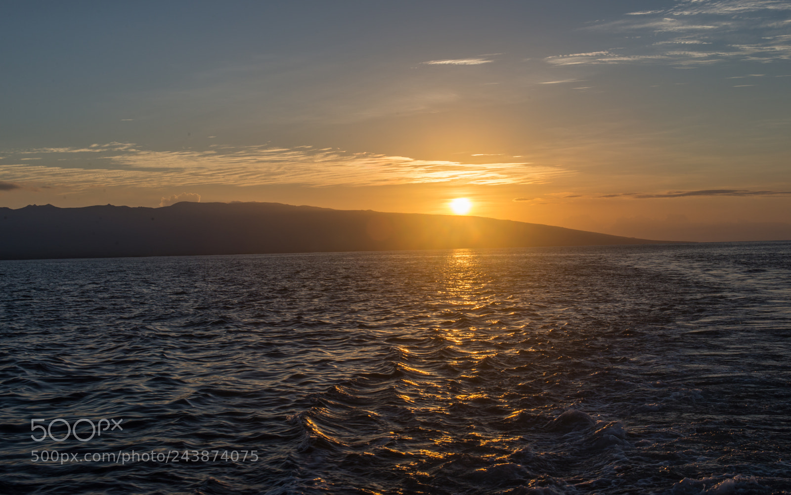 Nikon D610 sample photo. Sunset over santiago island photography