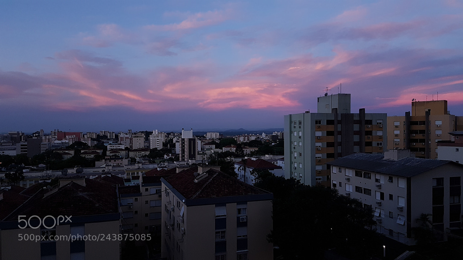 Samsung Galaxy S7 Edge sample photo. Dusk in porto alegre photography
