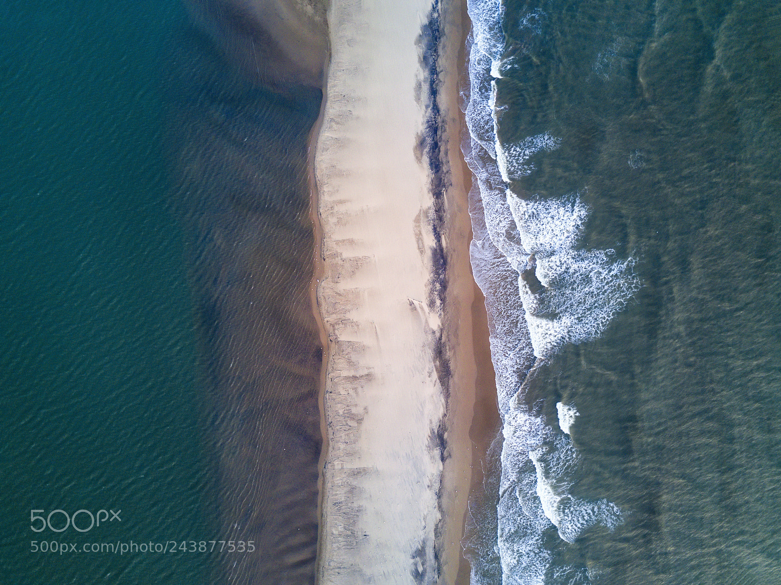 DJI FC220 sample photo. Where river meets sea. photography