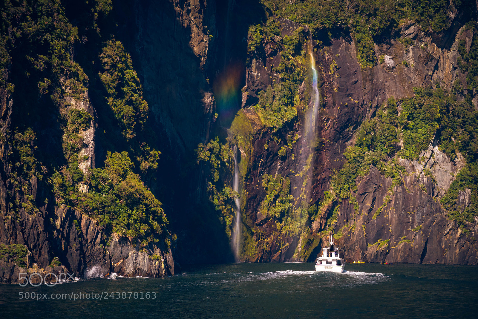 Pentax K-1 sample photo. Milford sound - tour photography
