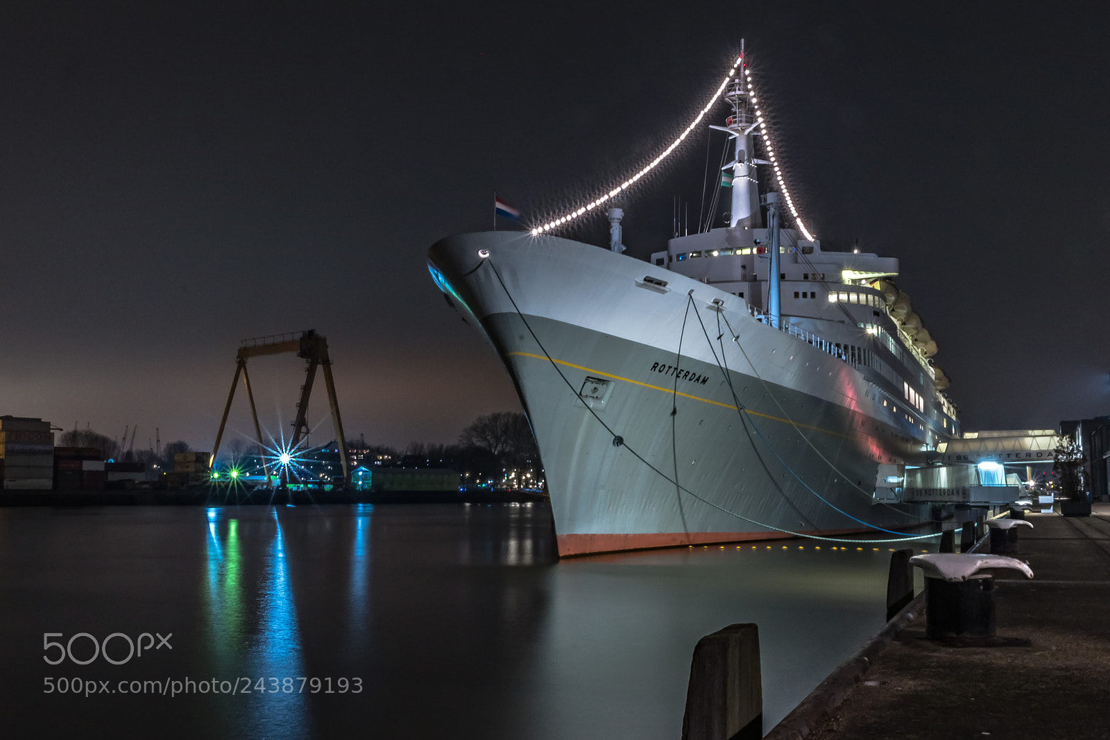 Nikon D500 sample photo. Rotterdam by night photography