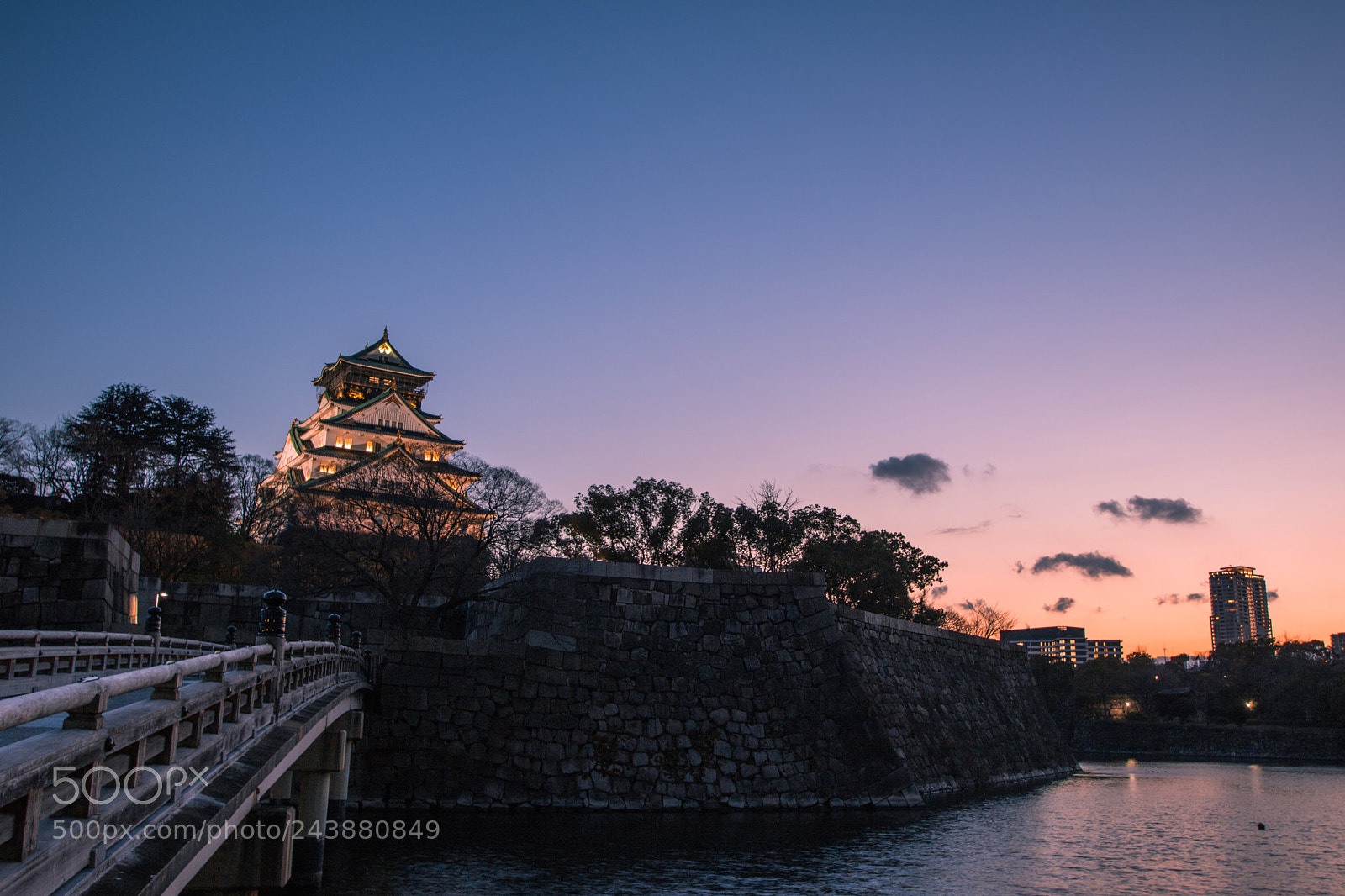 Canon EOS 760D (EOS Rebel T6s / EOS 8000D) sample photo. Osaka castle photography