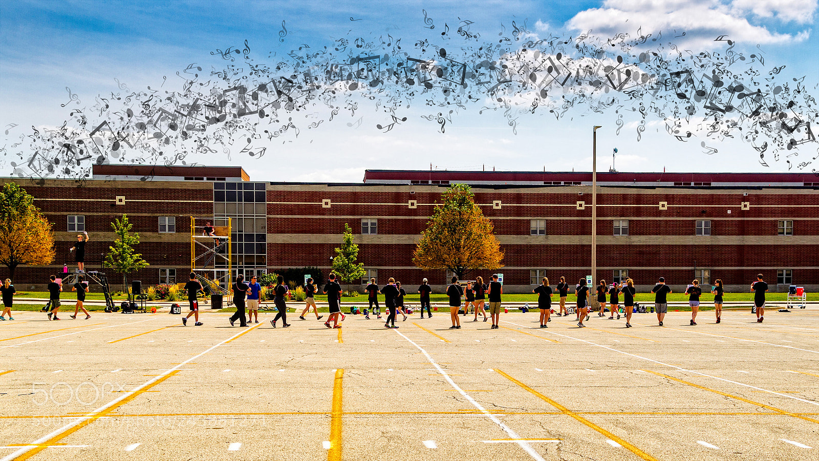 Canon EOS-1D Mark IV sample photo. Music in the air photography