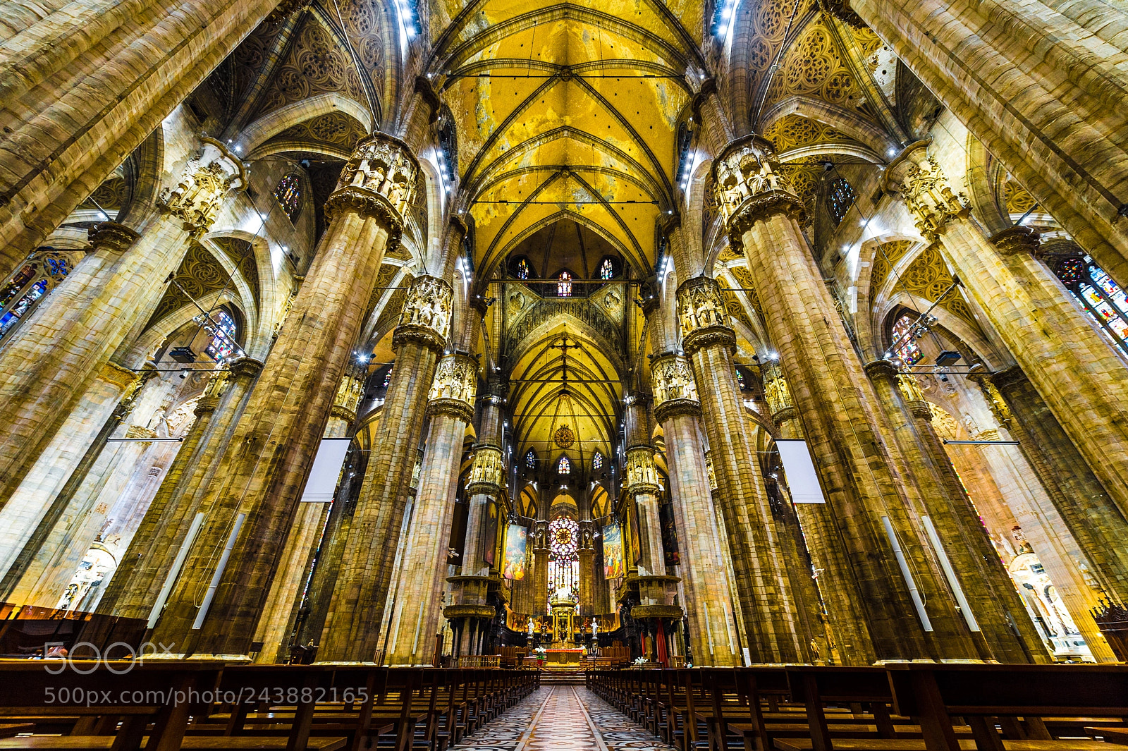 Nikon D4 sample photo. Duomo di milano photography