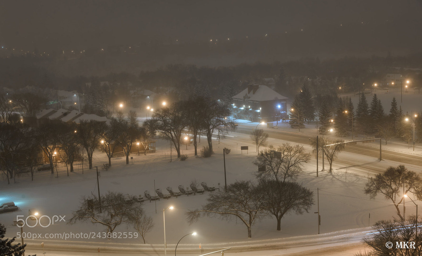 Nikon D610 sample photo. Winter night photography