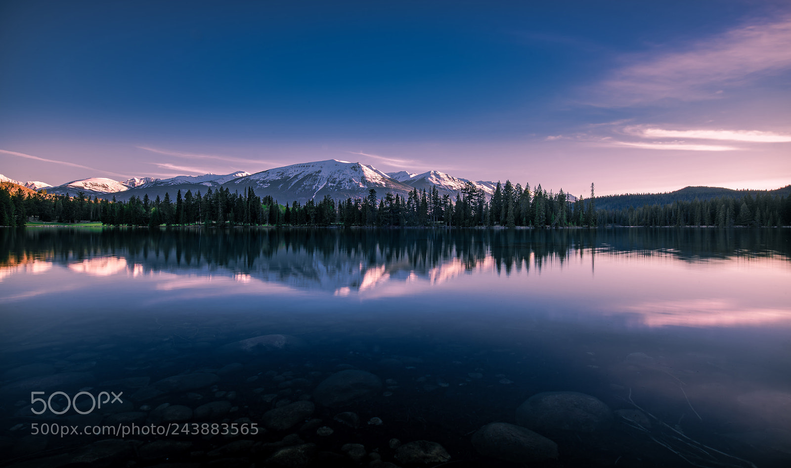 Nikon D810 sample photo. Snow mountain reflections photography