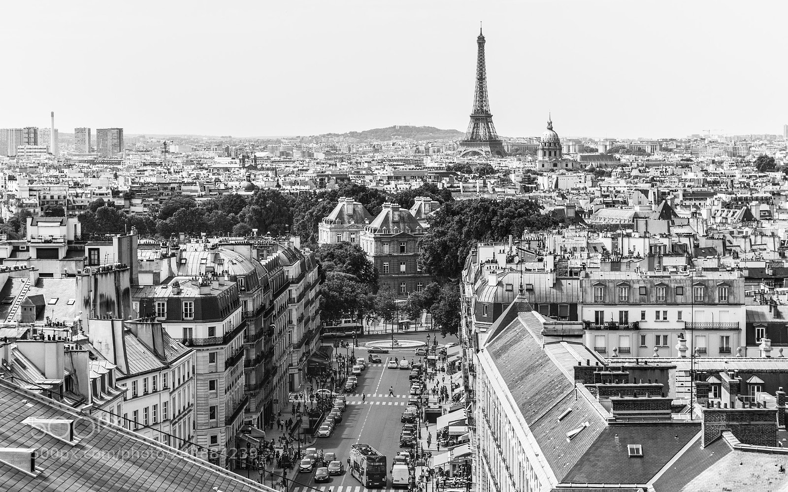 Canon EOS 100D (EOS Rebel SL1 / EOS Kiss X7) sample photo. Vue paris photography